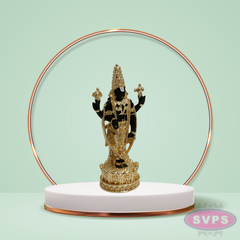 Gold  Silver Plated Balaji Statue For Home TempleCar DashBoardOffice Desk