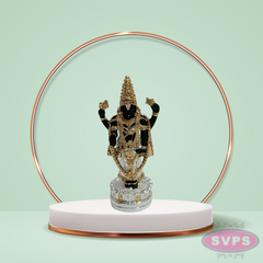 Gold  Silver Plated Balaji Statue For Home TempleCar DashBoardOffice Desk