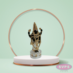 Gold  Silver Plated Balaji Statue For Home TempleCar DashBoardOffice Desk