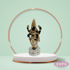 Gold  Silver Plated Balaji Statue For Home TempleCar DashBoardOffice Desk