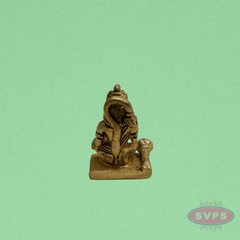 Brass Hanuman Idol – Seated Hanuman Statue