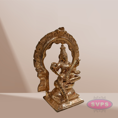Handcrafted Panchaloha Saraswathi Idol