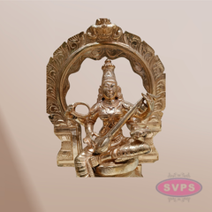 Handcrafted Panchaloha Saraswathi Idol