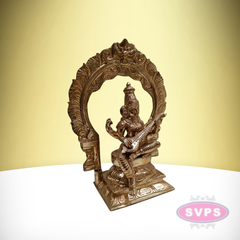 Handcrafted Panchaloham Saraswati Statue