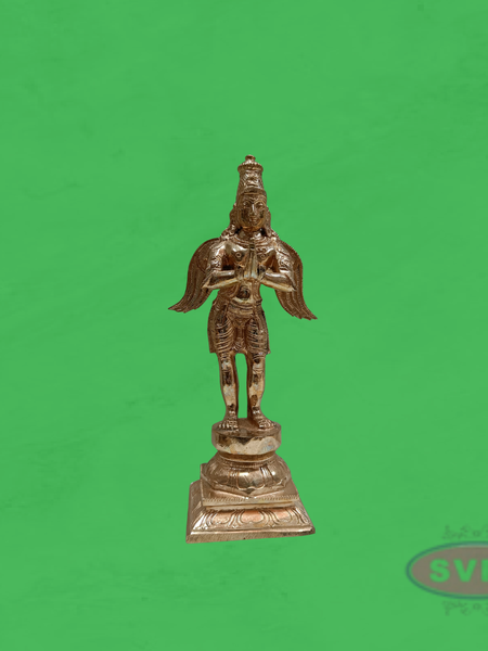 Handmade Panchaloha Garudan Idol / 10 Inches