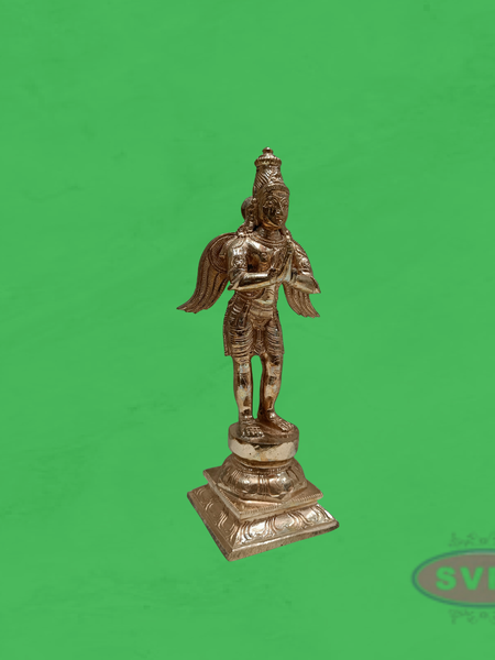 Handmade Panchaloha Garudan Idol / 10 Inches
