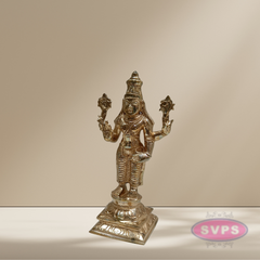 Handmade Panchaloham Dhanvanthri Perumal Statue