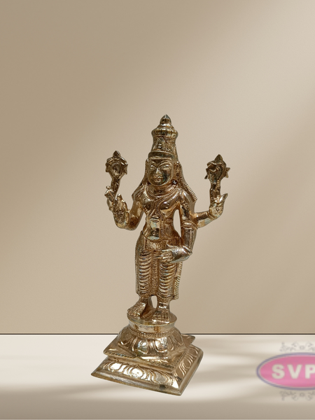 Handmade Panchaloham Dhanvanthri Perumal Statue