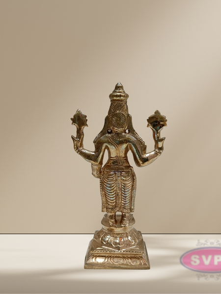 Handmade Panchaloham Dhanvanthri Perumal Statue