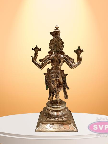 Handmade Panchaloham Lord Krishna Idol for Temple / 18 inches