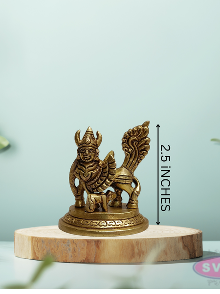 Brass Kamadhenu Idol – Sacred Hindu Cow Goddess Statue