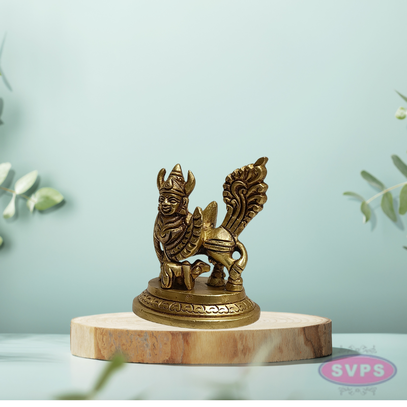 Brass Kamadhenu Idol – Sacred Hindu Cow Goddess Statue