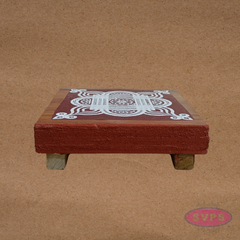 Auspicious Wooden Manai / Chowki for Pooja & Idol Placement