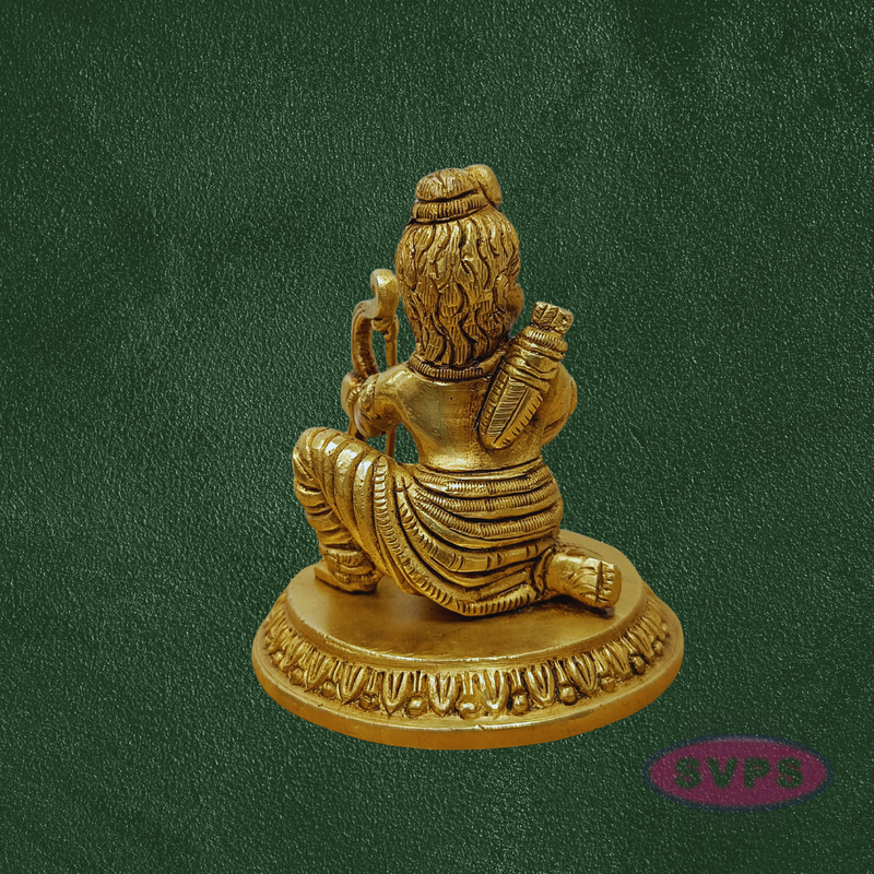 Handcrafted Brass Bala Rama Idol with Bow (Dhanush) – Child Lord Rama Vigraham for Home Pooja & Spiritual Decor