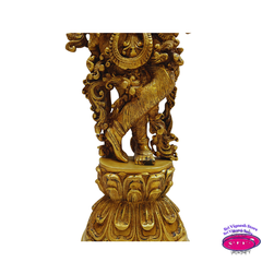 Decorative Brass Krishna Bhagavan Statue 2.5 Feet – Divine Living Room Accent