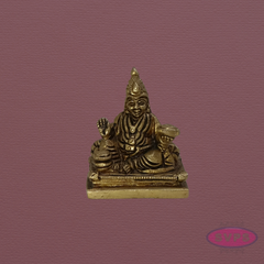 Antique Finish Brass Kubera Idol – God of Wealth