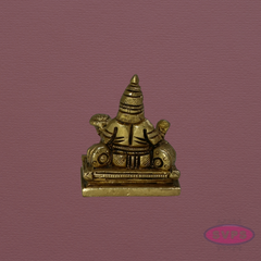 Antique Finish Brass Kubera Idol – God of Wealth