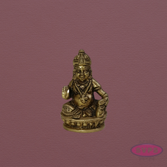 Handcrafted Brass Lord Kubera Idol for Prosperity