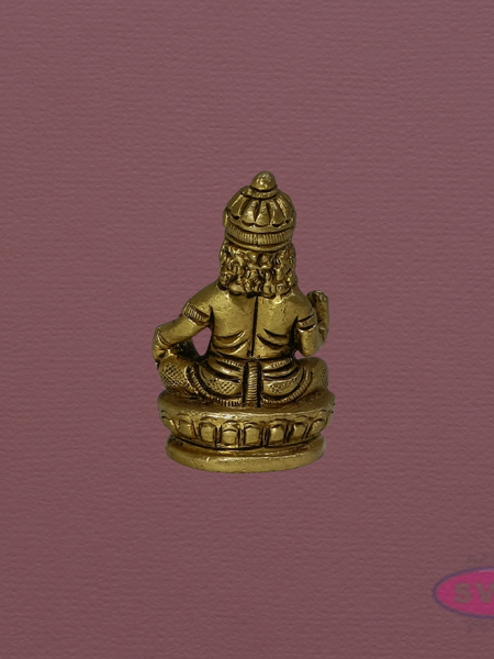 Handcrafted Brass Lord Kubera Idol for Prosperity