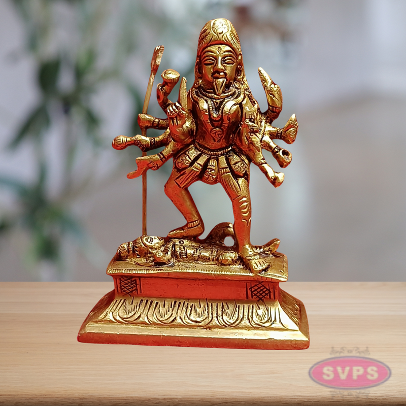 Brass Kali Idol