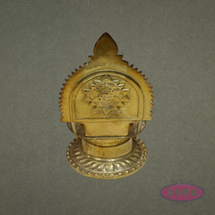 Goddess Kamakshi Brass Vilakku – Temple Style Deepam