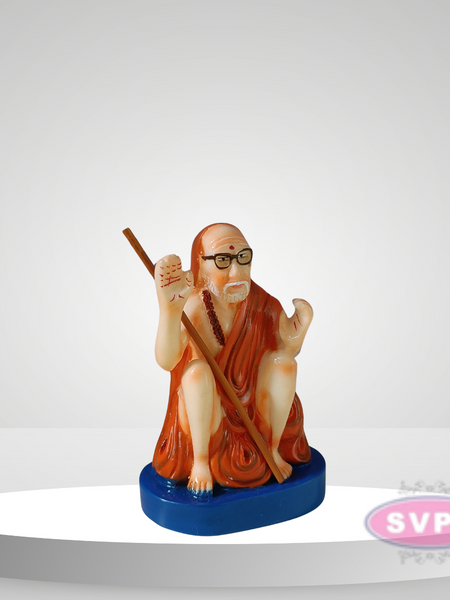 Kanchi Maha Periyava Statue For Pooja Room / Living Room / Office / Gifting Decorative Showpiece