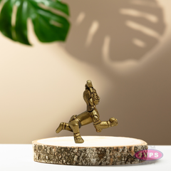 Antique Finish Brass Baby Krishna Murti – Laddu Gopal Home Decor