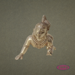 Panchalogam  Little Krishna / Laddu Krishna Idol