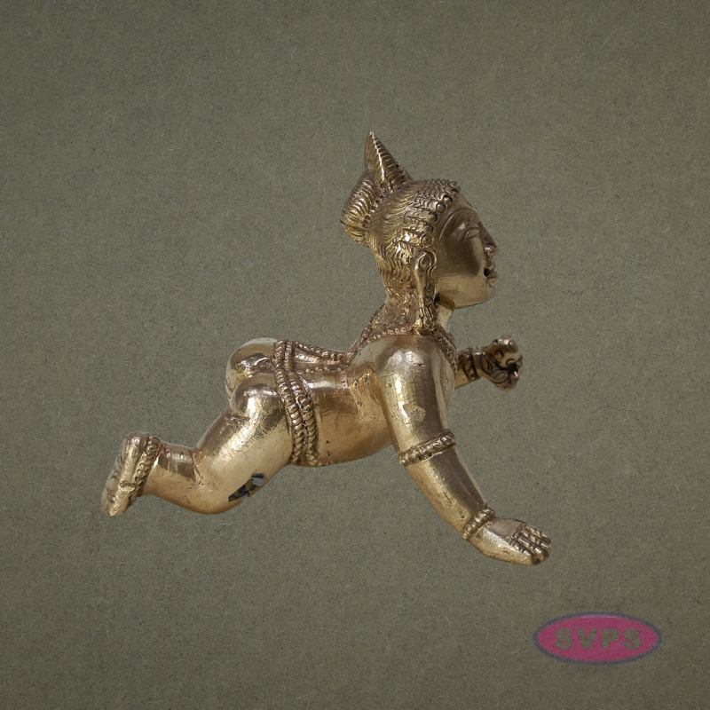 Panchalogam  Little Krishna / Laddu Krishna Idol