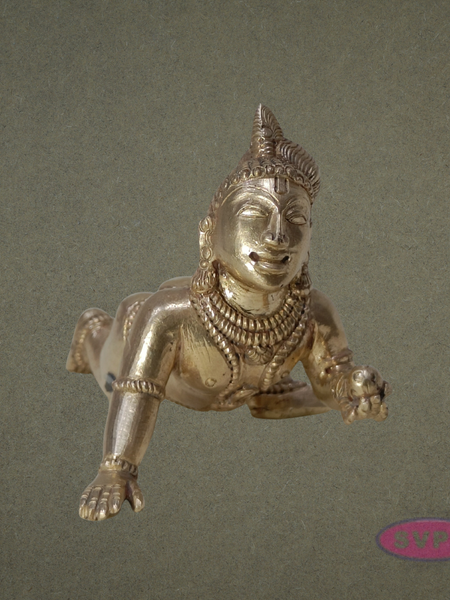 Panchalogam  Little Krishna / Laddu Krishna Idol