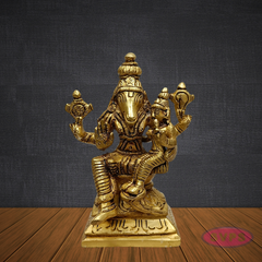 Brass Lakshmi Hayagriva Idol – Divine Blessings of Knowledge & Wealth