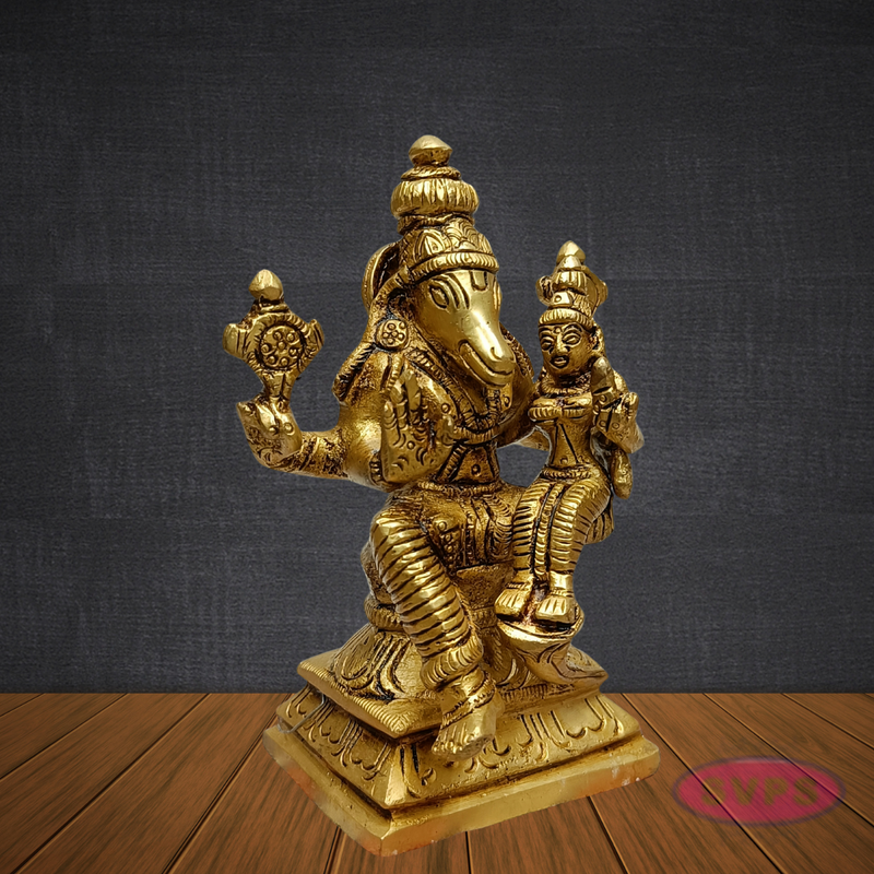 Brass Lakshmi Hayagriva Idol – Divine Blessings of Knowledge & Wealth