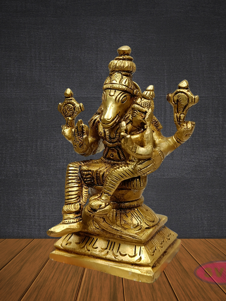 Brass Lakshmi Hayagriva Idol – Divine Blessings of Knowledge & Wealth