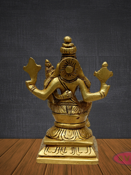Brass Lakshmi Hayagriva Idol – Divine Blessings of Knowledge & Wealth