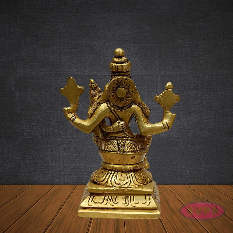 Brass Lakshmi Hayagriva Idol – Divine Blessings of Knowledge & Wealth