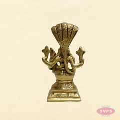 Brass Lakshmi Hayagriva Idol – 5 Inch Divine Wisdom & Prosperity Statue