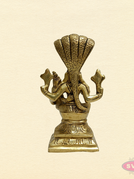 Brass Lakshmi Hayagriva Idol – 5 Inch Divine Wisdom & Prosperity Statue