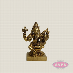 Brass Lakshmi Varagar Murti – Lord Varaha with Goddess Lakshmi