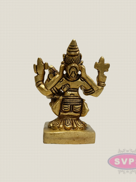Brass Lakshmi Varagar Murti – Lord Varaha with Goddess Lakshmi