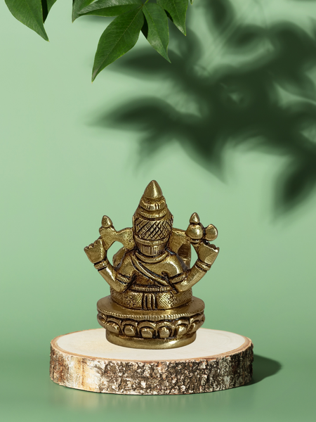 Brass Ganesha Idol for Home & Pooja Room