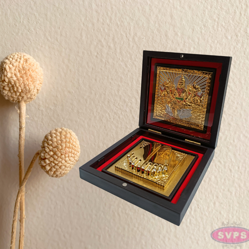 Gold Plated Sri Lakshmi Padam Box