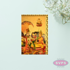 Lakshmi Narayana Fridge Magnet