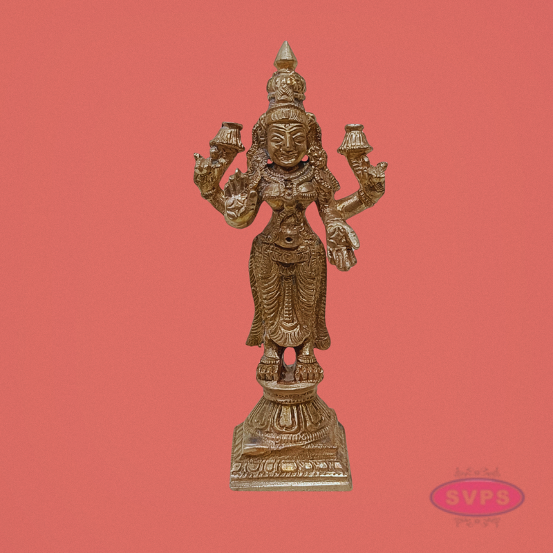 Panchalogam Goddess Lakshmi Statue