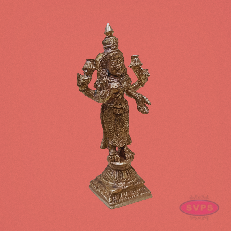 Panchalogam Goddess Lakshmi Statue