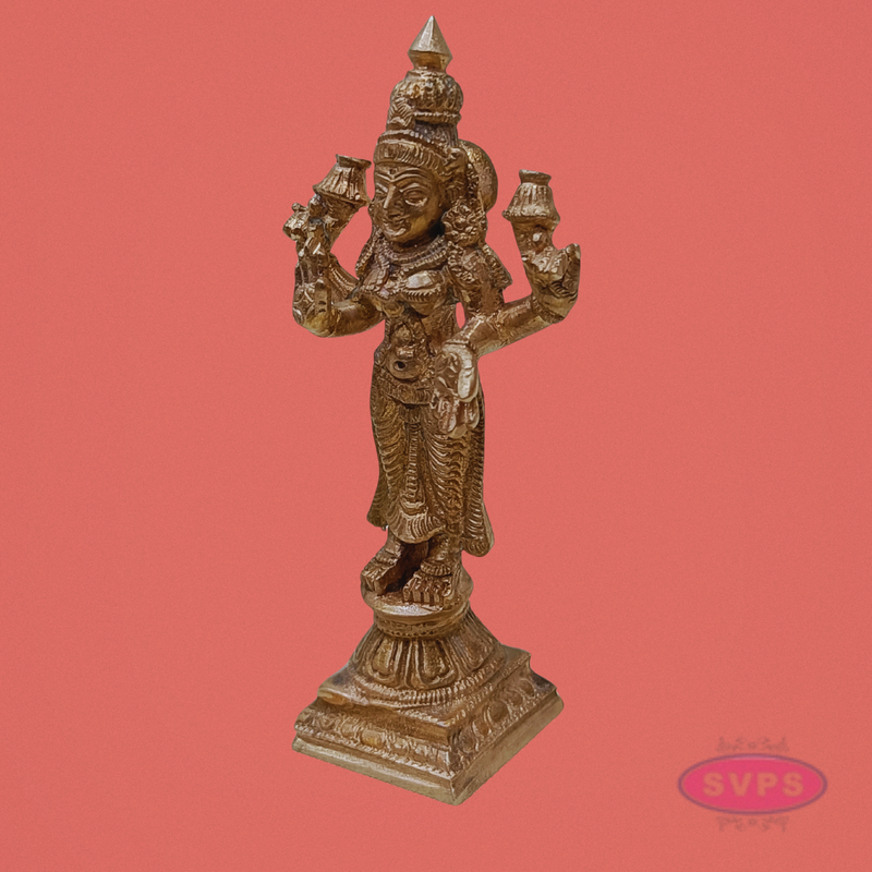 Panchalogam Goddess Lakshmi Statue