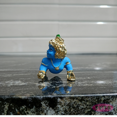 Gold Plated Laddu Gopal