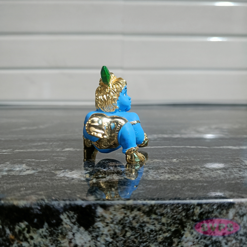 Gold Plated Laddu Gopal
