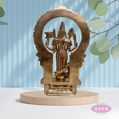 Panchalogham Lord Murugan Idol – 12.5 Inch Traditional Statue