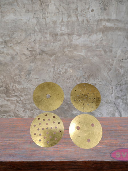 Handcrafted Brass Murukku Achu with Multiple Plates