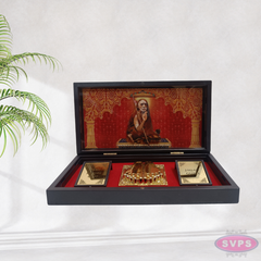 Gold Plated Kanchi Maha Priyava Padam Box